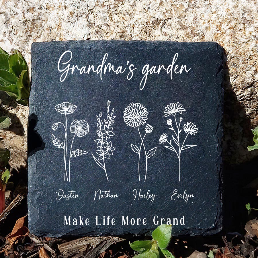 Custom Birth Flower Garden Gift