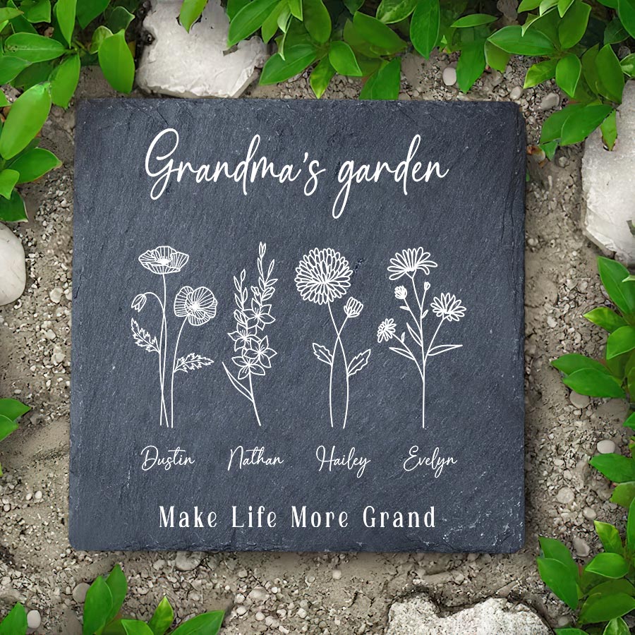 Custom Birth Flower Garden Gift