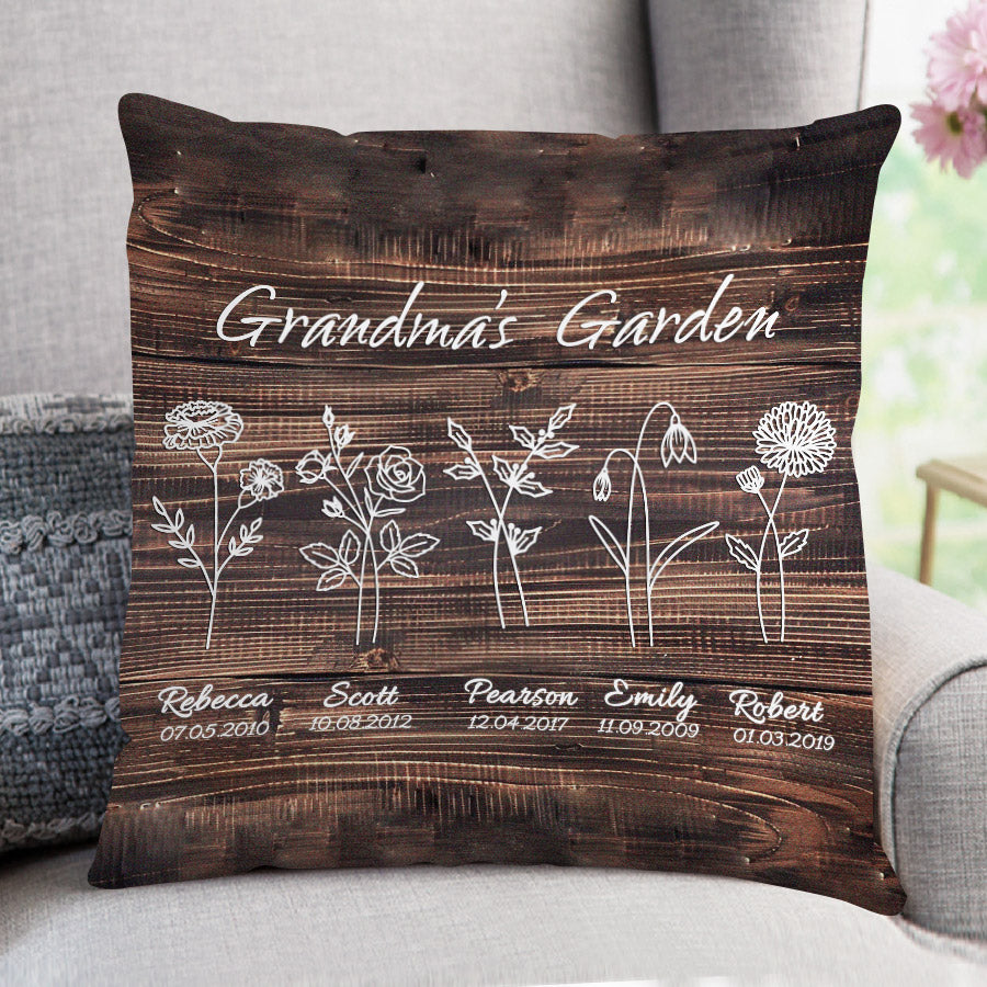 Grandma’s Garden Pillow