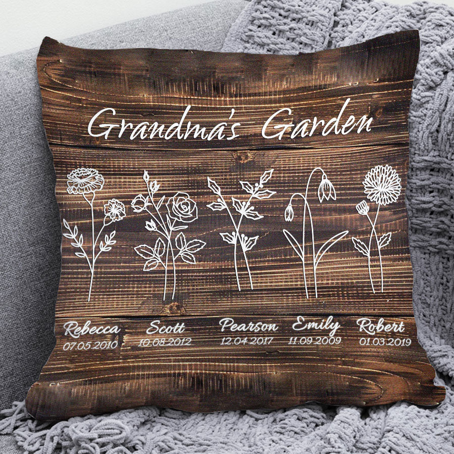 Grandma’s Garden Pillow