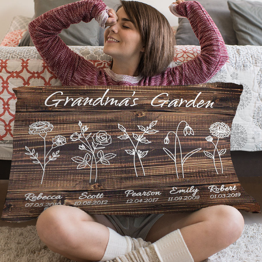 Grandma’s Garden Pillow