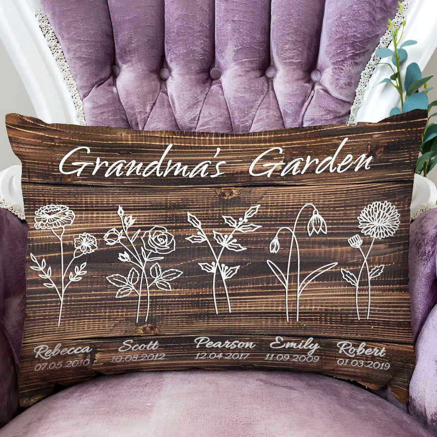 Grandma’s Garden Pillow