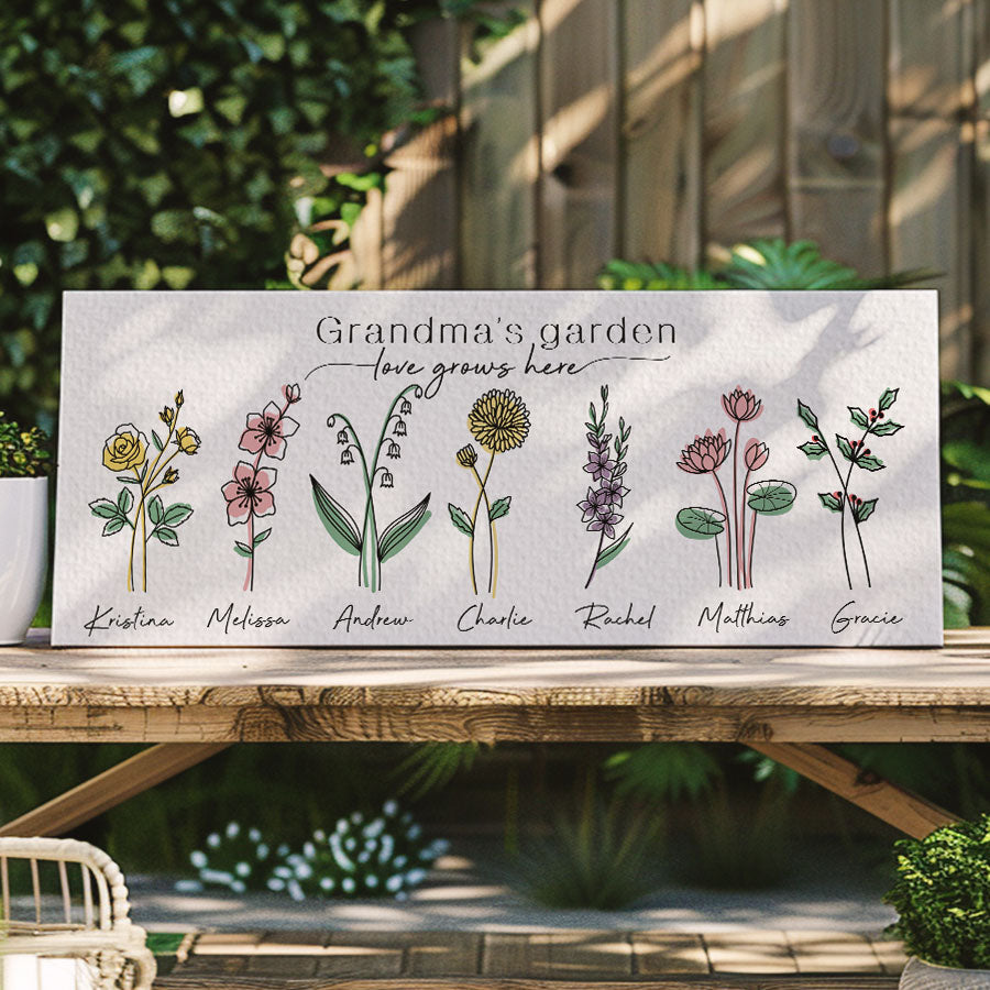 Grandma’s Garden Sign