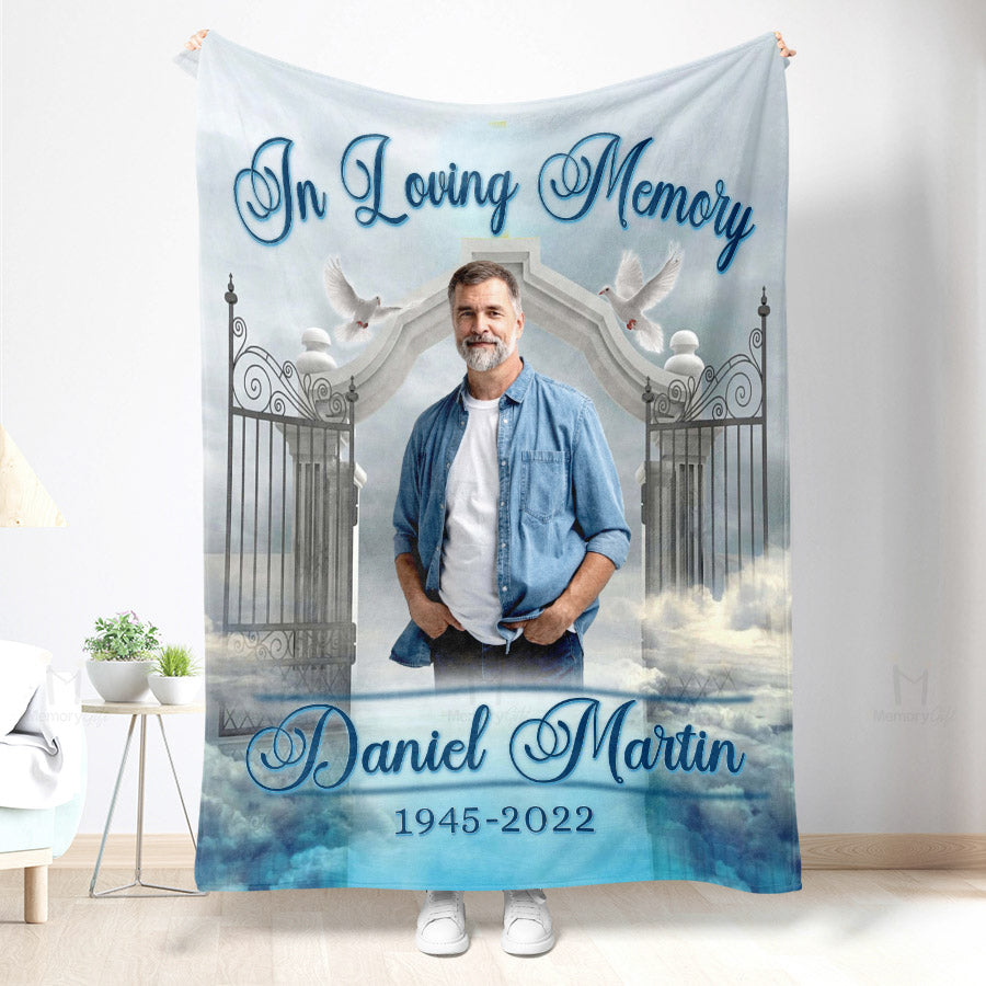 In Loving Memory Blankets | Memory Blankets With Photos | Gates Of ...