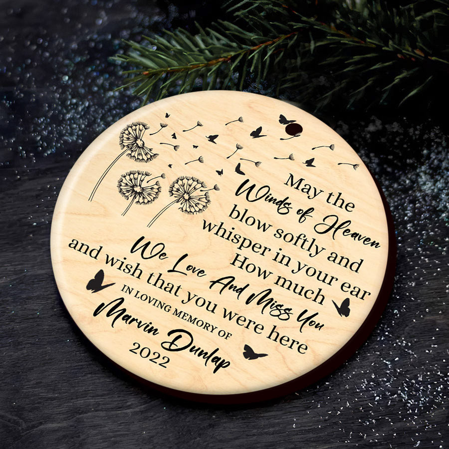 Personalized Ornaments for Lost Loved Ones