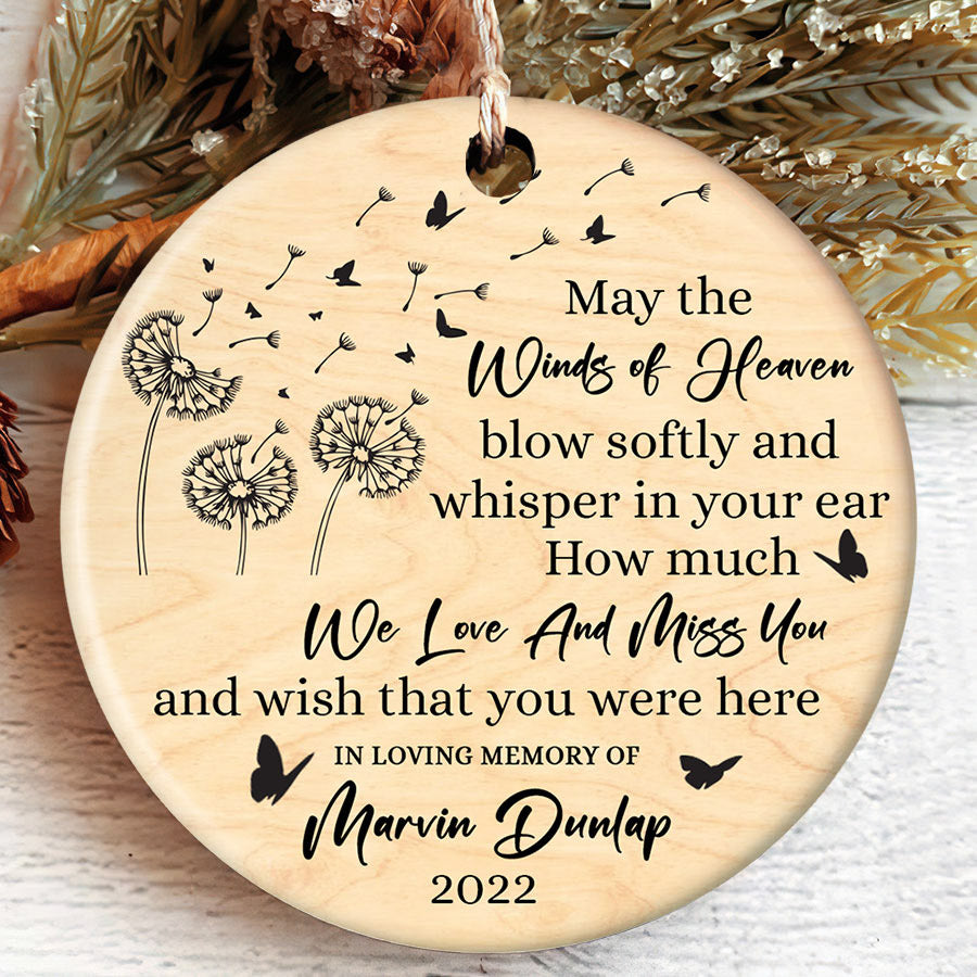 Personalized Ornaments for Lost Loved Ones