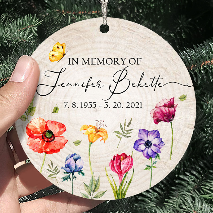 in memory of ornaments