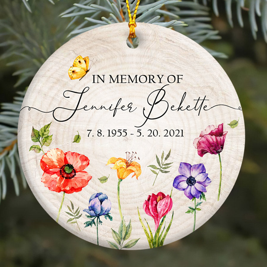 in memory of ornaments