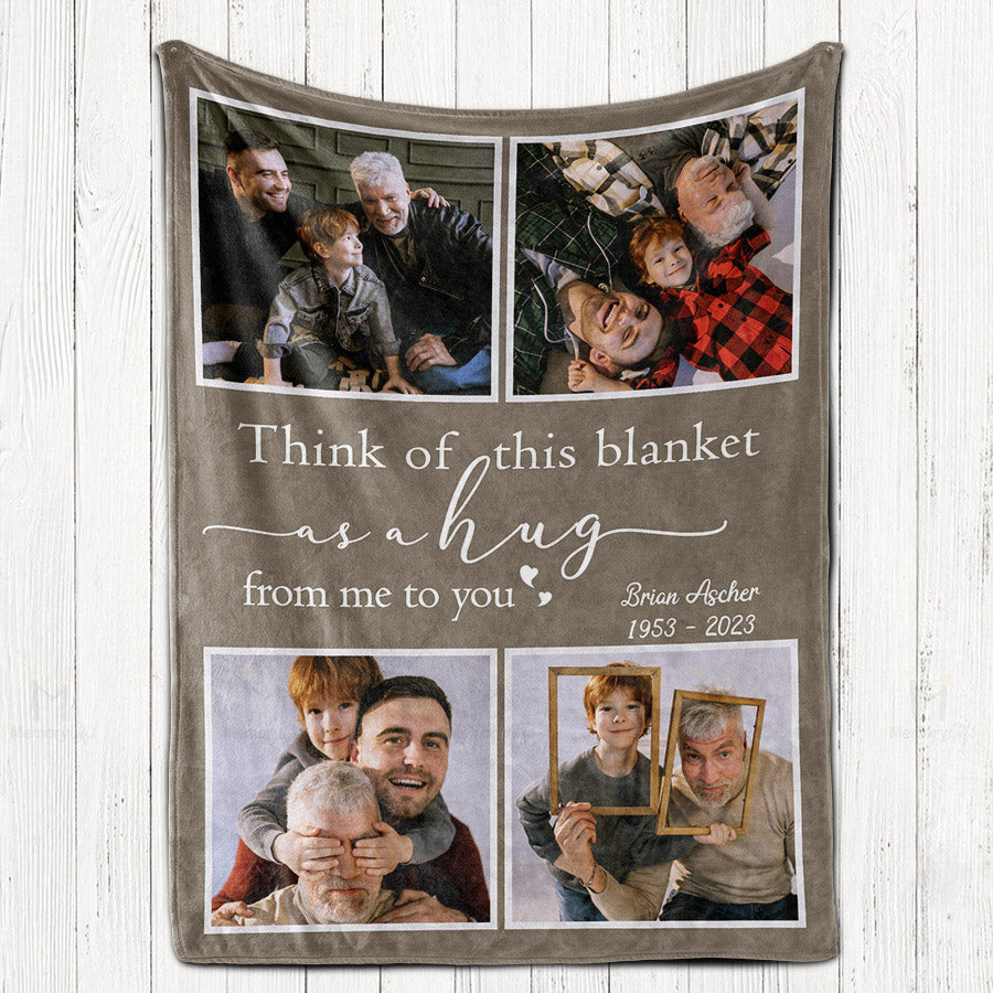 Loss Of Father Gift Blanket