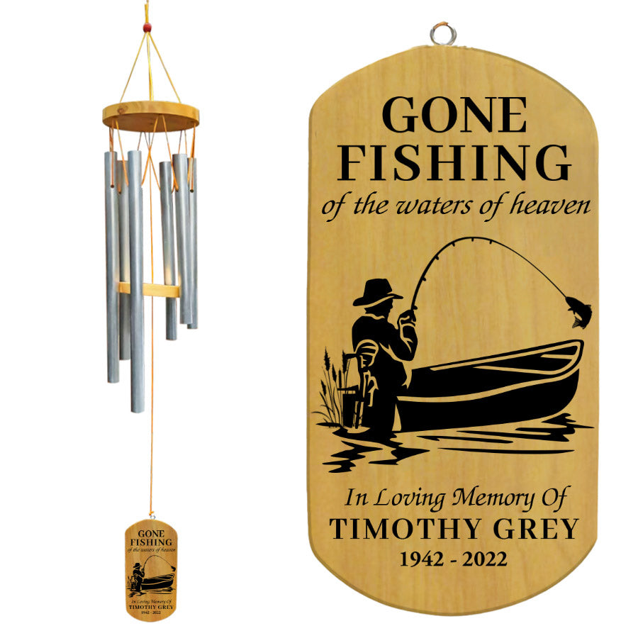 Memorial Wind Chimes for Loss of Father