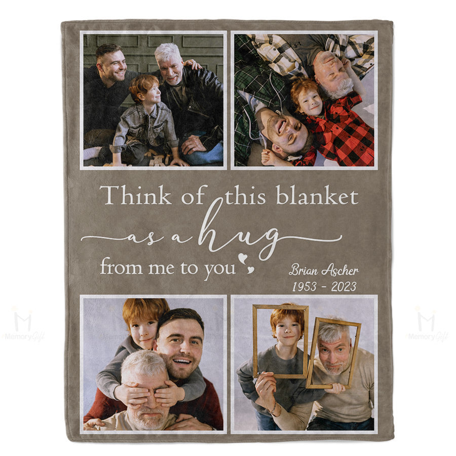 Loss Of Father Gift Blanket