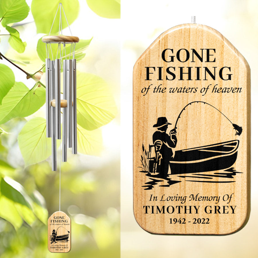 Memorial Wind Chimes for Loss of Father