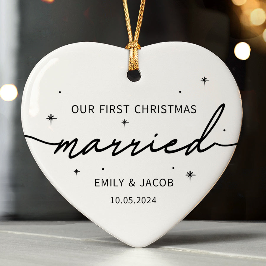 Custom Wedding Ornament