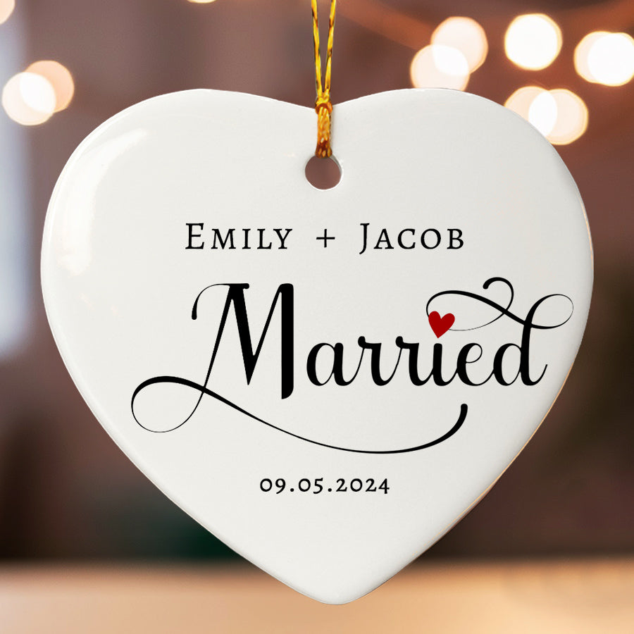 Personalized Wedding Ornament