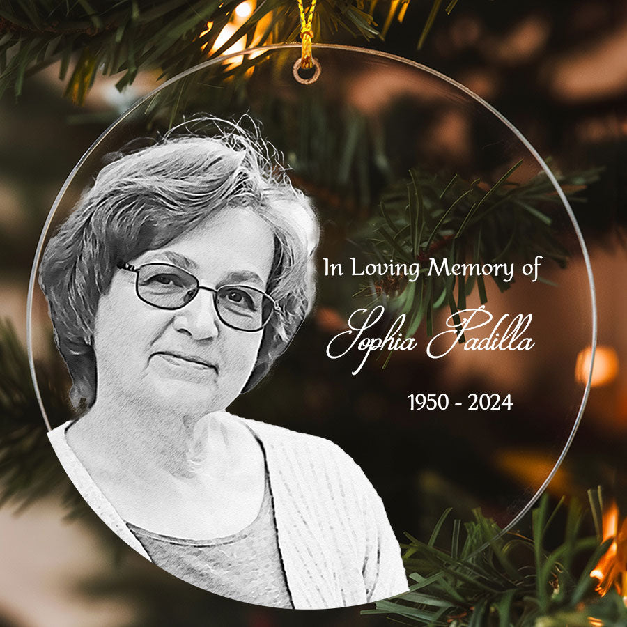 Personalized In Loving Memory Ornaments