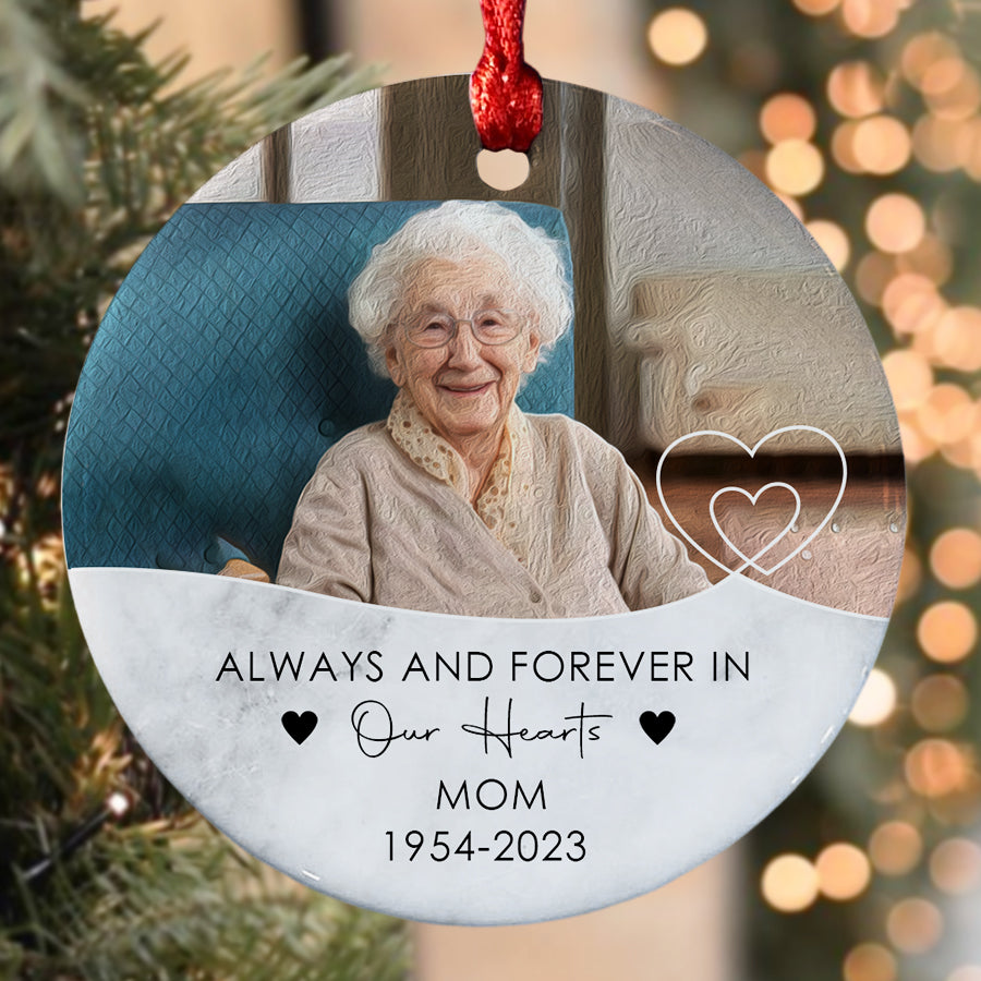 Always and Forever in Our Hearts Ornament