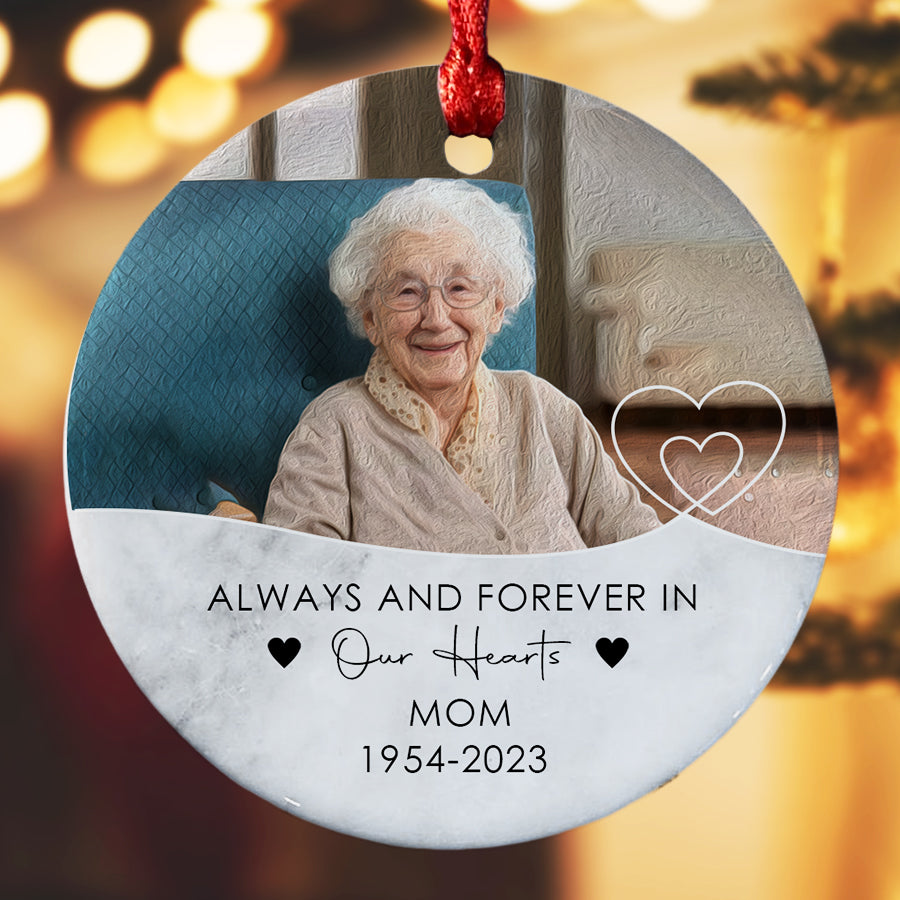 Always and Forever in Our Hearts Ornament