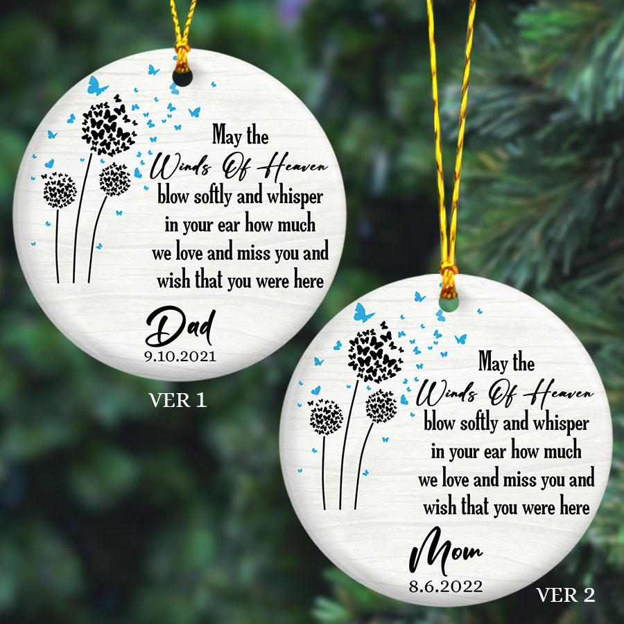 Memorial Ornaments for Parents