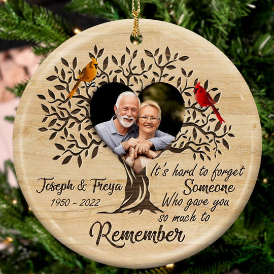 Top Memorial Ornament with Picture / Memorial ornaments with picture