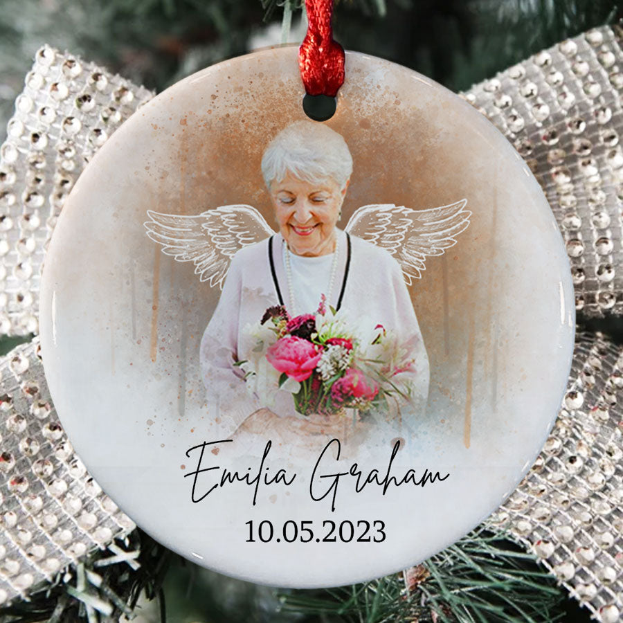 In Loving Memory Ornament With Picture