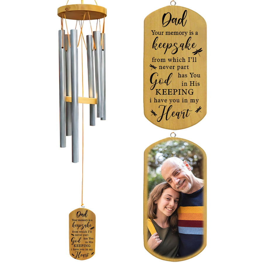 memorial wind chime personalized