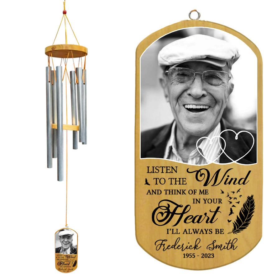memorial wind chimes for loss of father
