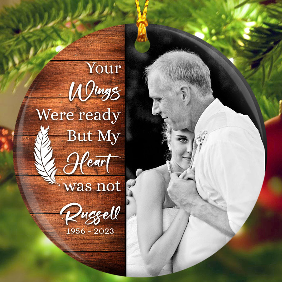 memory ornaments with picture