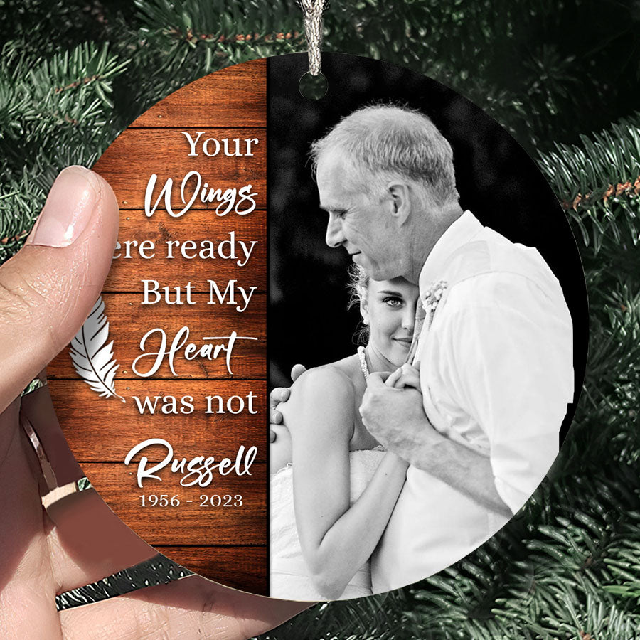 memory ornaments with picture