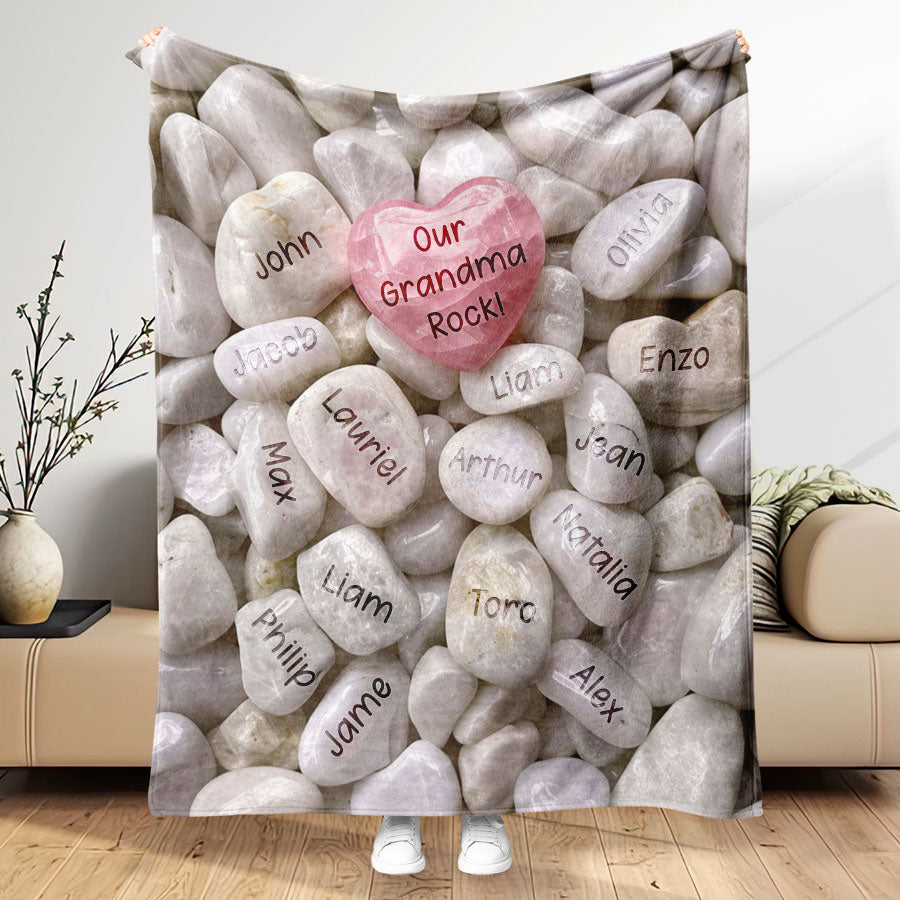 Mothers Day Personalised Gifts For Grandma Mother’S Day Blanket For
