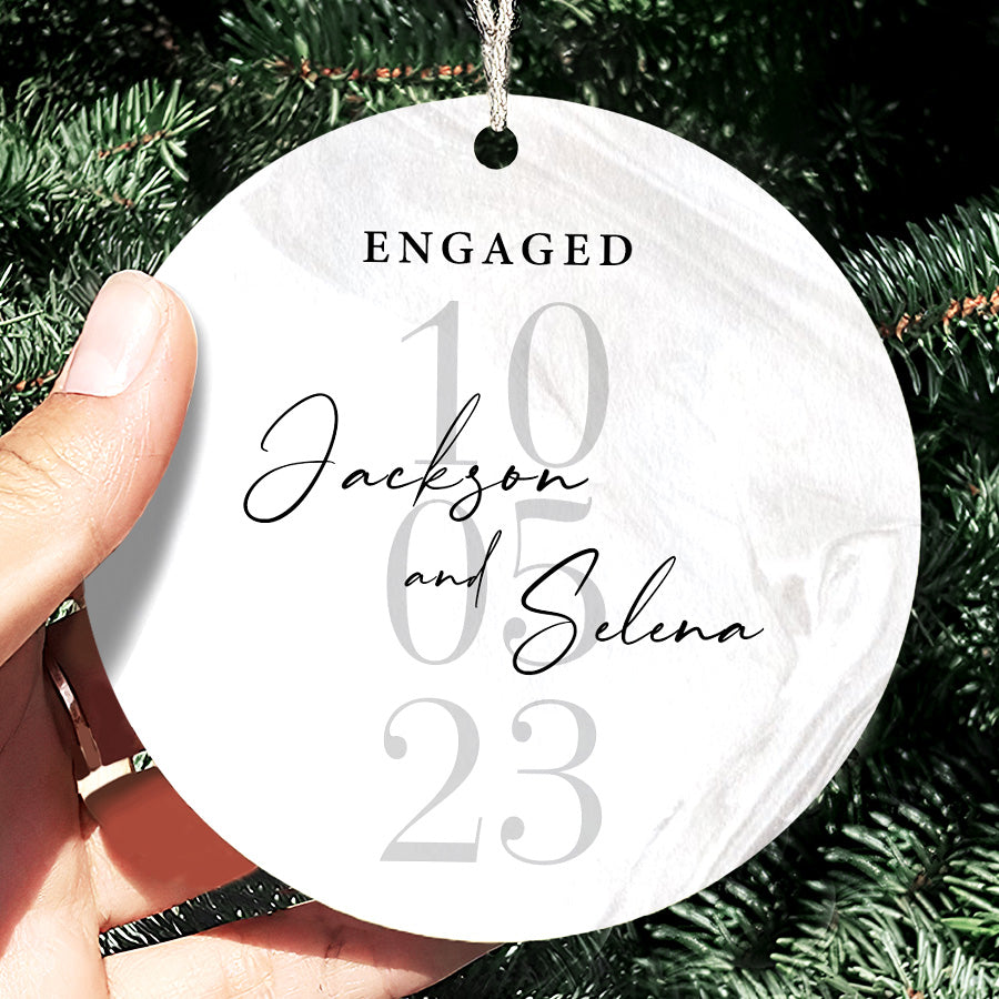 Engagement Gifts Ornament