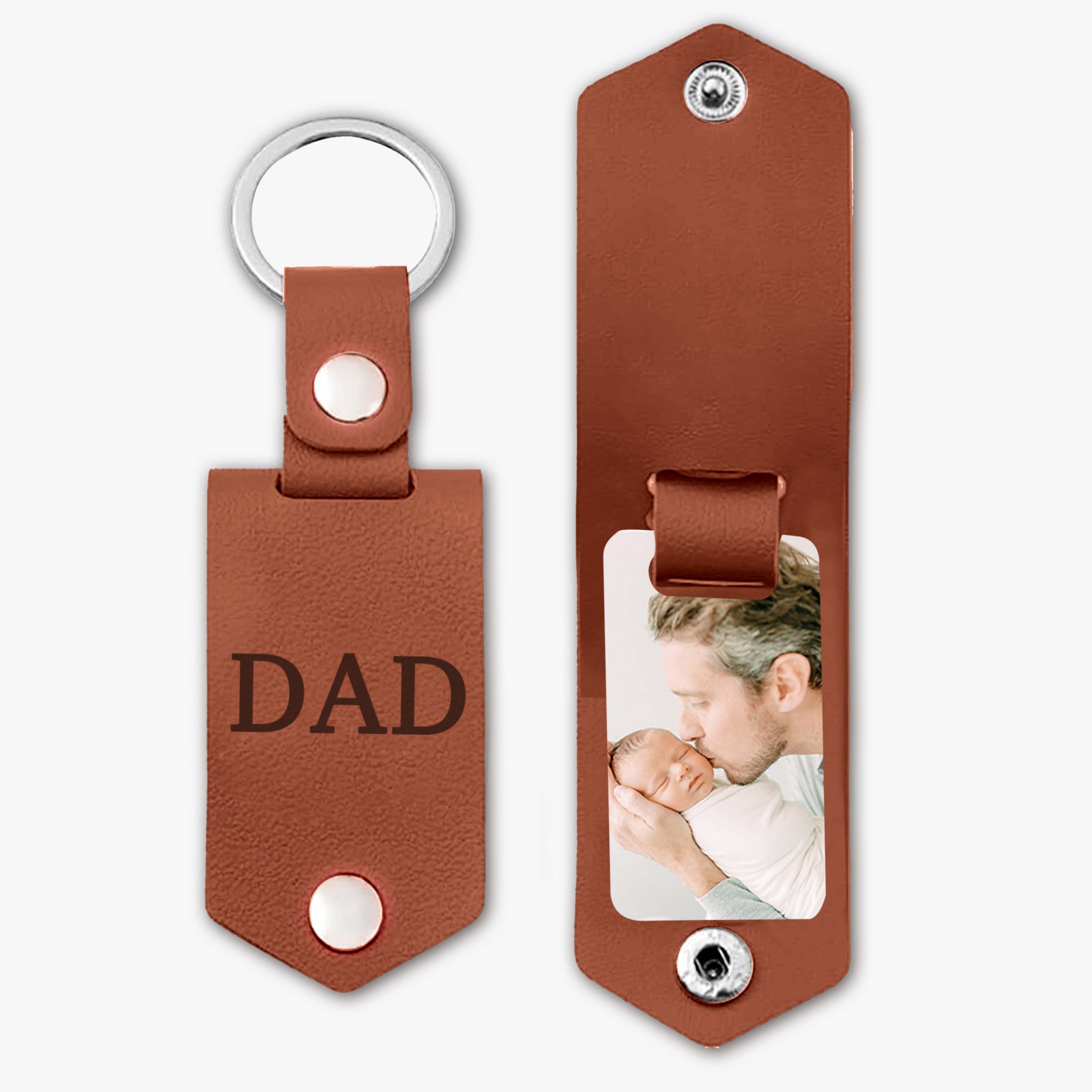 Dad Keychain With Picture