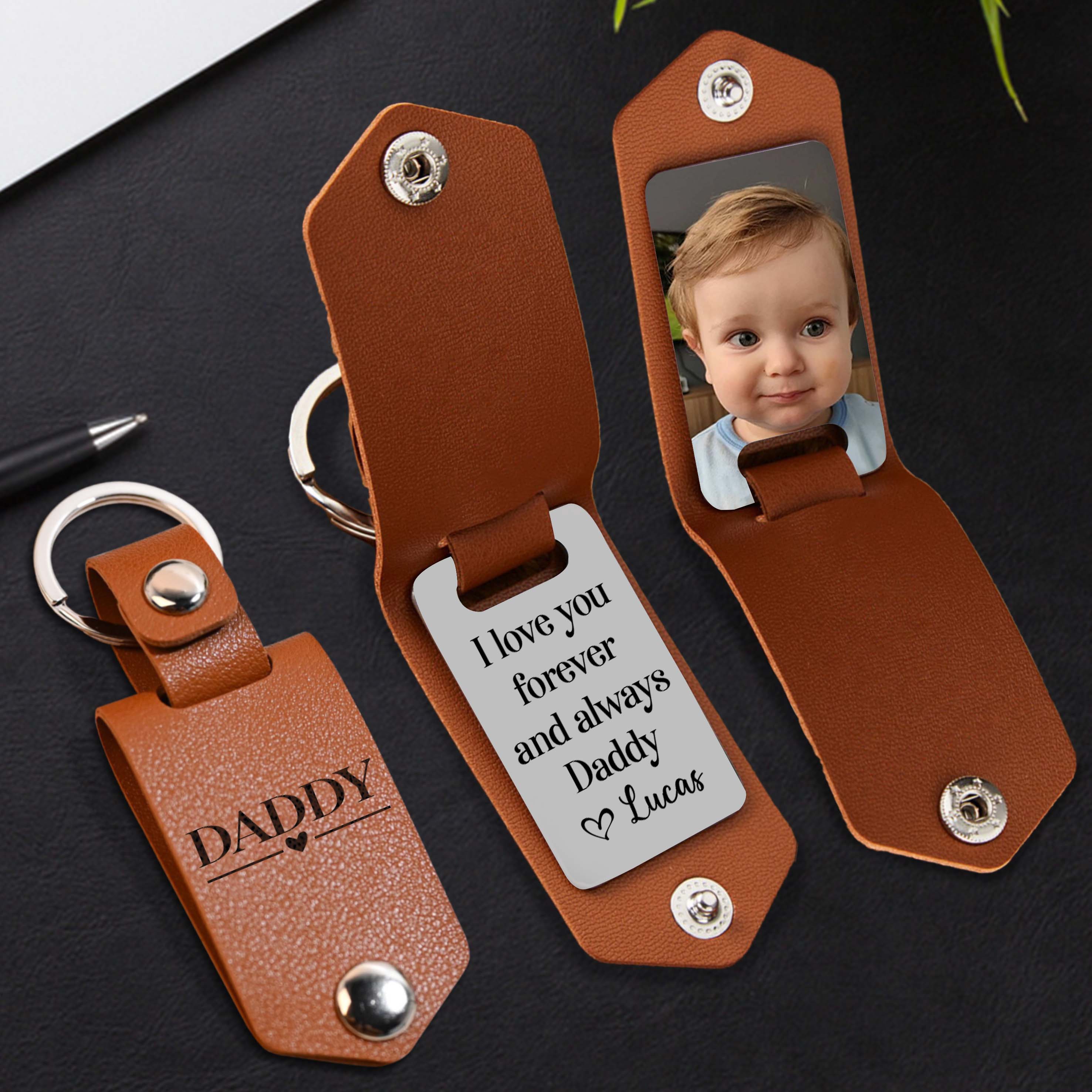 New Dad Keychain