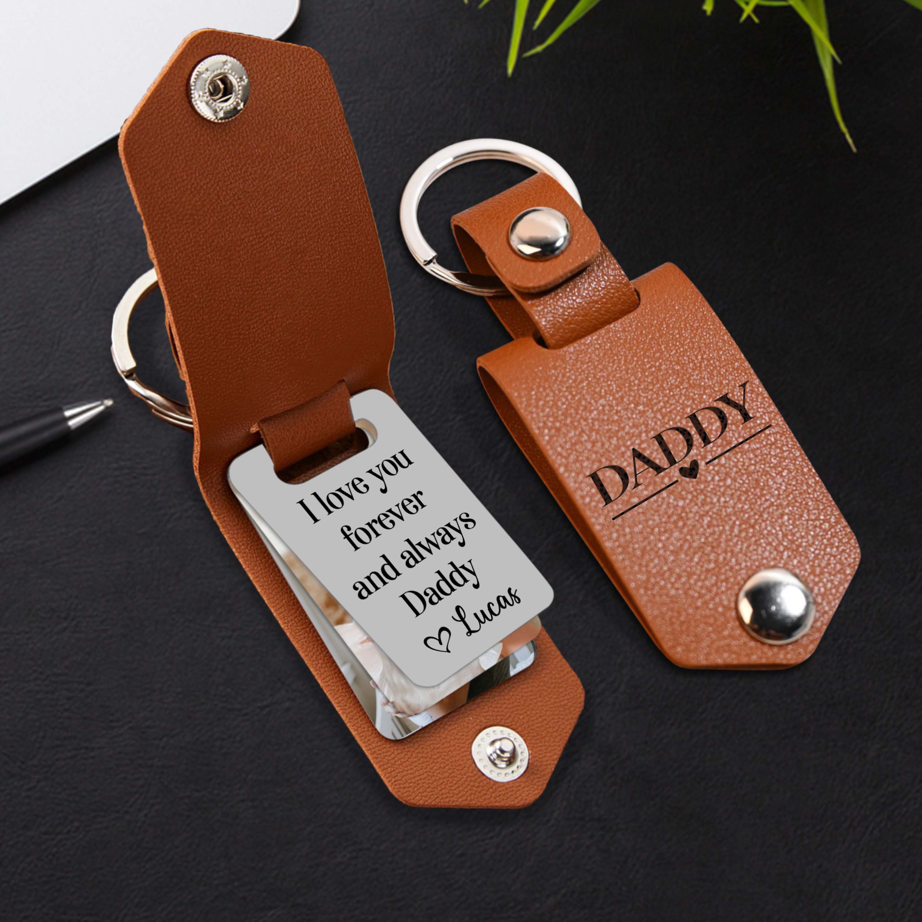 New Dad Keychain