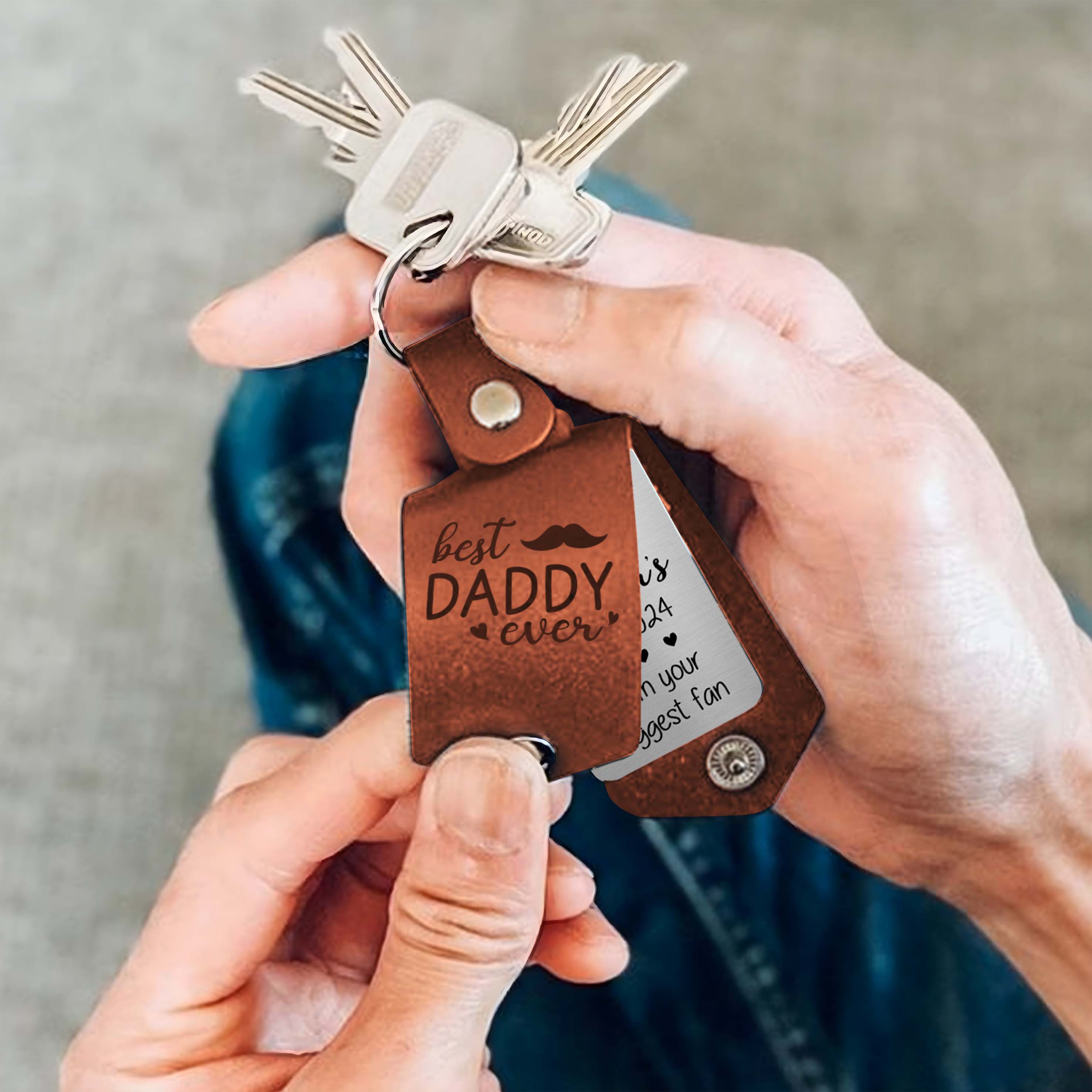 Fathers Day Gifts Keychain