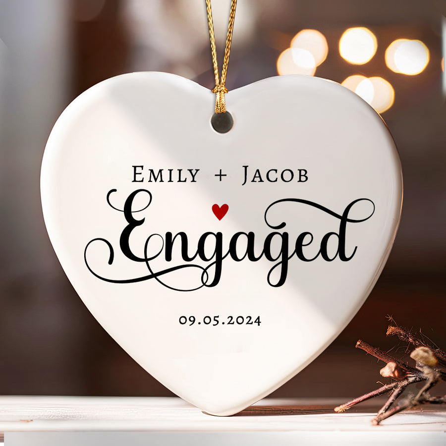 Just Engaged Ornament