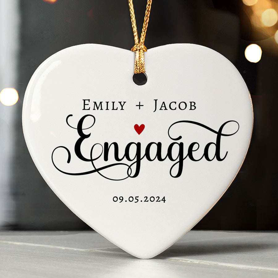 Just Engaged Ornament