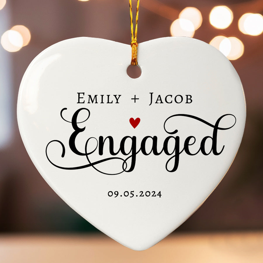 Just Engaged Ornament