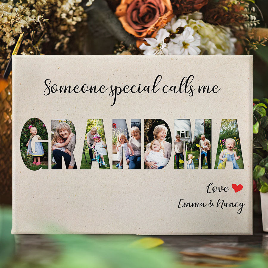 Grandma Photo Canvas for Mother’s Day