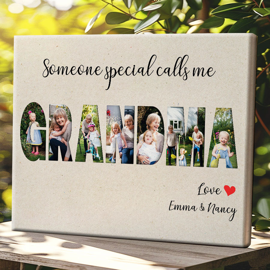 Grandma Photo Canvas for Mother’s Day