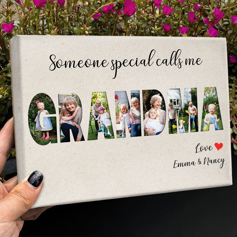 Grandma Photo Canvas for Mother’s Day