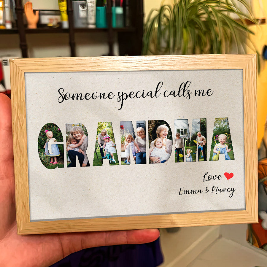 Grandma Photo Canvas for Mother’s Day