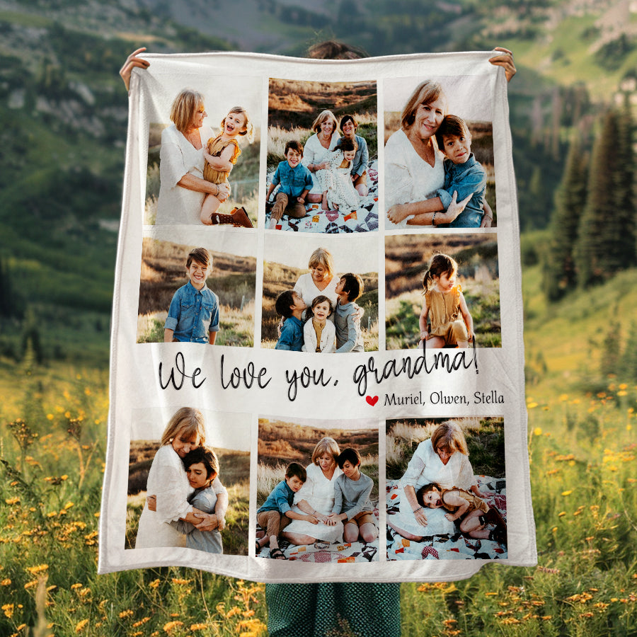 Photo Blankets for Grandma