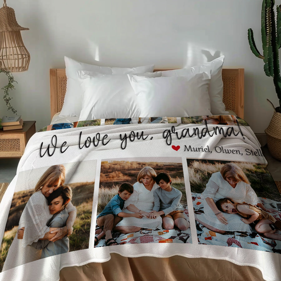 Photo Blankets for Grandma