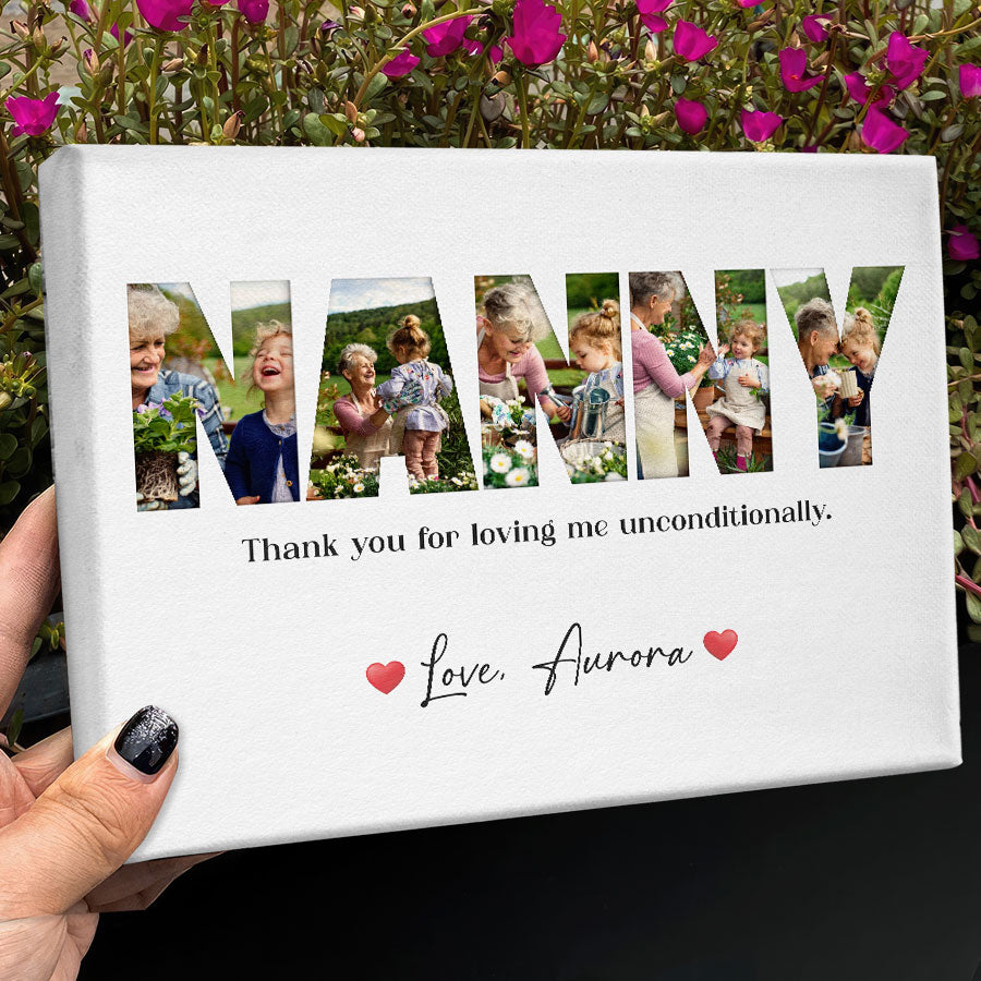 Grandma Mothers Day Canvas