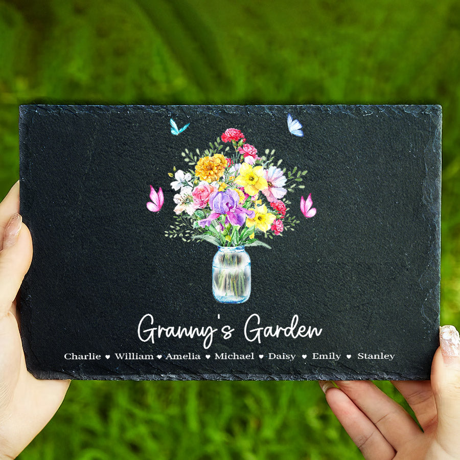 Personalized Garden Stones for Grandma