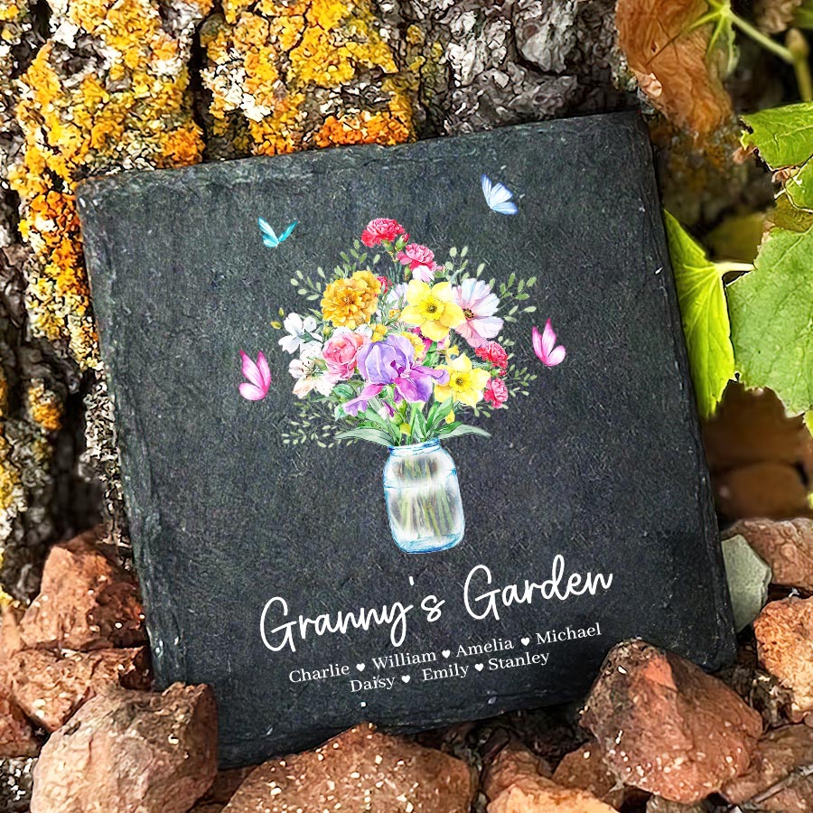 Personalized Garden Stones for Grandma