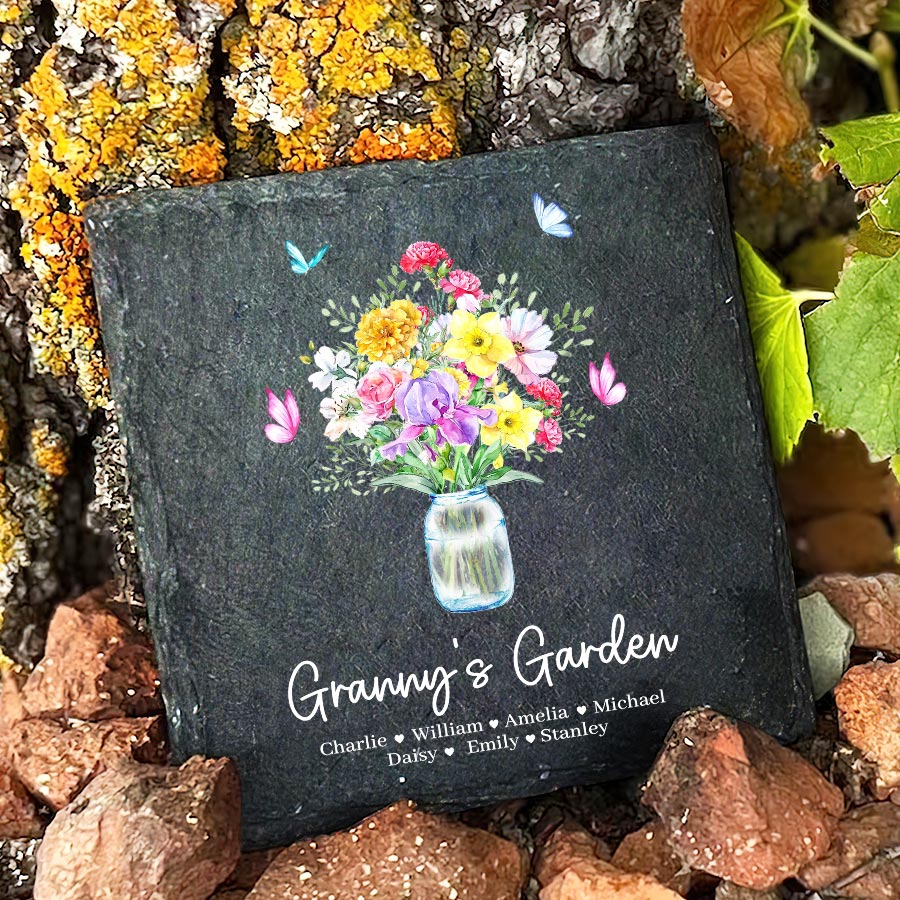 Personalized Grandma Garden Stones