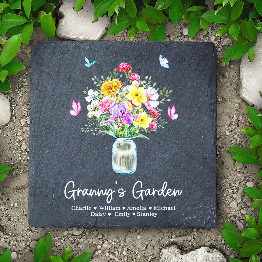 Personalized Grandma Garden Stones