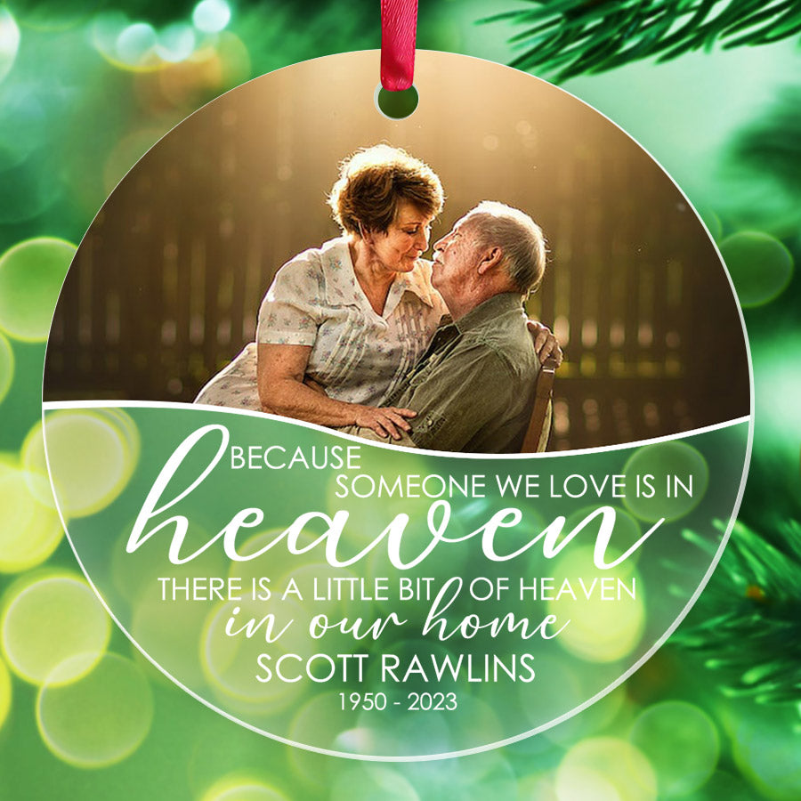 Custom Memory Ornaments With Picture