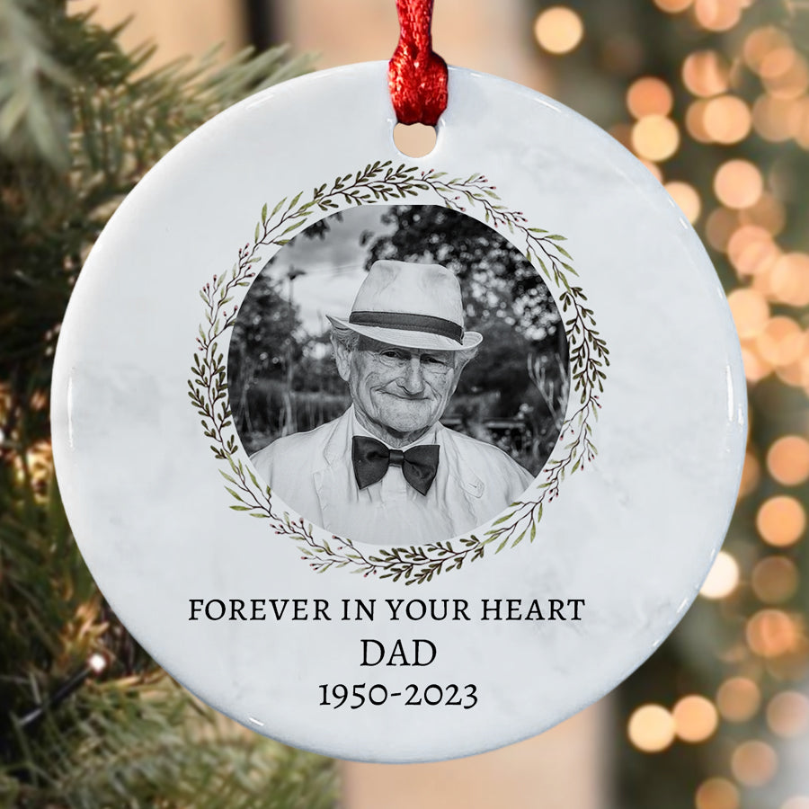 In Memory Photo Ornament